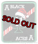 画像: VFA-41 BLACK ACES HOLIDAY部隊パッチ（ベルクロ付き）