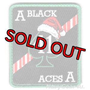 画像: VFA-41 BLACK ACES HOLIDAY部隊パッチ(ベルクロ付き)