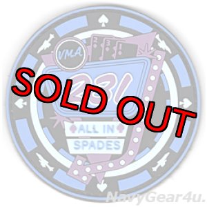 画像: VMA-231 ACE OF SPADES 2024年ネリス展開記念PVCショルダーバレットパッチ（ベルクロ付き）