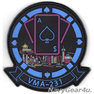 画像: VMA-231 ACE OF SPADES 2024年ネリス展開記念PVC部隊パッチ（ベルクロ付き）