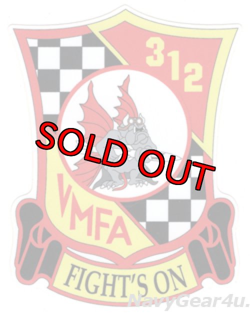 画像1: VMFA-312 CHECKERBOARDSステッカー