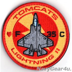 画像: VMFA-311 TOMCATS F-35Cショルダーバレットパッチ（ベルクロ付き）