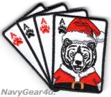 画像: VAW-124 BEAR ACES HOLIDAYショルダーパッチ（ベルクロ付き）