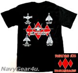 画像: VFA-102 DIAMONDBACKS NEWオフィシャルヒストリーT-シャツ（ブラック）