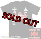 画像: VFA-102 DIAMONDBACKS NEWオフィシャルヒストリーT-シャツ（ブラック）
