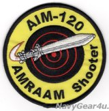 画像: AIM-120 AMRAAM SHOOTERパッチ（ベルクロ有無）