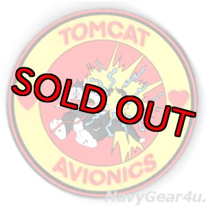 画像: VMFA-311 TOMCATS "TOMCAT AVIONICS" PVCショルダーバレットパッチ（ベルクロ付き）