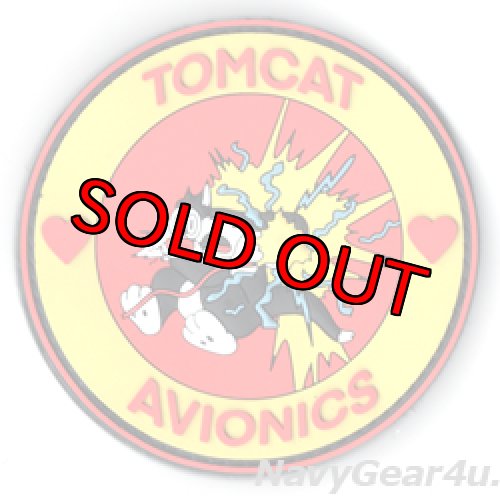 画像1: VMFA-311 TOMCATS "TOMCAT AVIONICS" PVCショルダーバレットパッチ（ベルクロ付き）