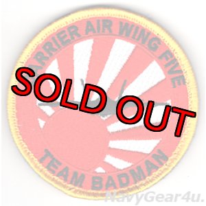 画像: CVW-5 TEAM BADMAN F-35Cショルダーバレットパッチ(ベルクロ付き)