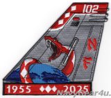 画像: VFA-102 DIAMONDBACKS NF102 部隊創設70周年記念塗装機尾翼パッチ（ベルクロ有無）