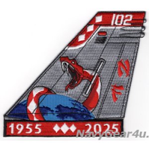 画像: VFA-102 DIAMONDBACKS NF102 部隊創設70周年記念塗装機尾翼パッチ（ベルクロ有無）