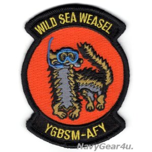 画像: VFA-147 ARGONAUTS WILD SEA WEASELショルダーパッチ（現行Ver./ベルクロ有無）