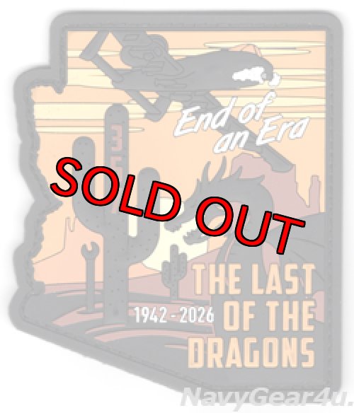 画像1: 355FW/357FS DRAGONS 1942-2026部隊解散記念パッチ（PVC/ベルクロ付き）