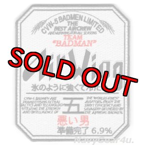 画像: CVW-5 TEAM "BADMAN" Air Wing 五ジョークパッチ（ベルクロ付き）