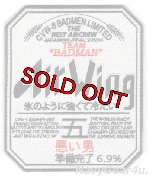 画像1: CVW-5 TEAM "BADMAN" Air Wing 五ジョークパッチ（ベルクロ付き）