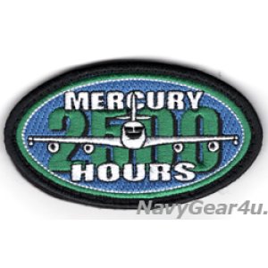 画像: E-6B MERCRY 2500飛行時間達成記念ショルダーパッチ（ベルクロ付き）