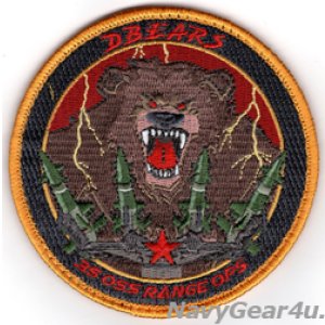 画像: 35FW/35OG/35OSS RANGE OPS" DBEARS"パッチ（ベルクロ付き）