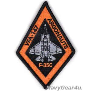 画像: VFA-147 ARGONAUTS F-35Cショルダーパッチ（ベルクロ付き）