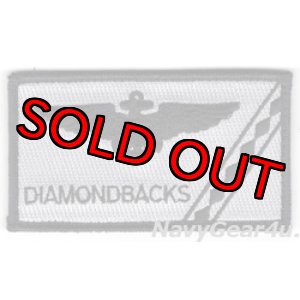 画像: VFA-102 DIAMONDBACKS ファン用パイロットネームタグ(ブラックアウトVer./ベルクロ付き)