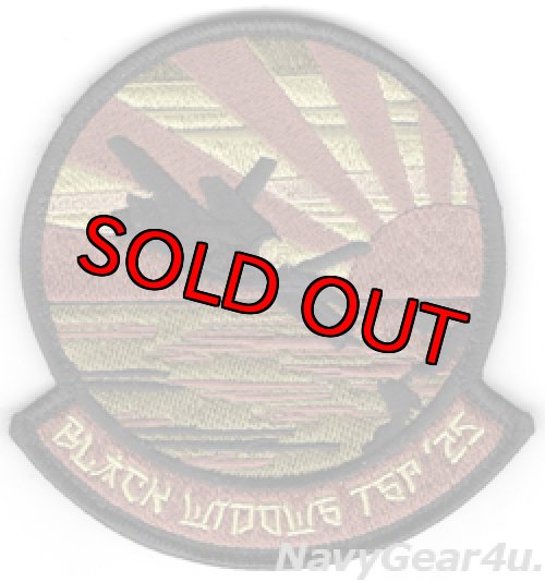 画像1: 388FW/421FS BLACK WIDOWS TSP2025嘉手納展開記念パッチ（OCPカラー/ベルクロ付き）