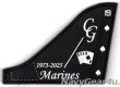 画像1: VMA-231 ACE OF SPADES 1973-2025 ハリアー運用終了記念PVC垂直尾翼パッチ（ベルクロ付き）