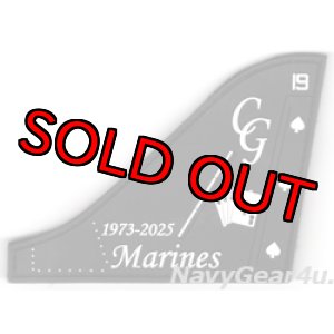 画像: VMA-231 ACE OF SPADES 1973-2025 ハリアー運用終了記念PVC垂直尾翼パッチ（ベルクロ付き）