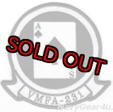 画像: VMFA-231 ACE OF SPADES 部隊パッチ（ベルクロ有無）