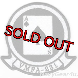 画像: VMFA-231 ACE OF SPADES 部隊パッチ（ベルクロ有無）