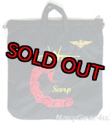 画像: VAQ-132 SCORPIONS別注カスタムヘルメットバッグ（NEW Ver./ベルクロ付き）