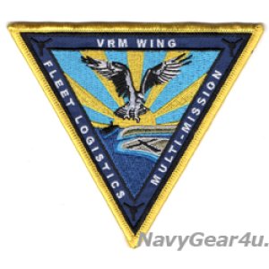画像: FLEET LOGISTICS MULTI-MISSION VRM WING部隊パッチ（ベルクロ有無）