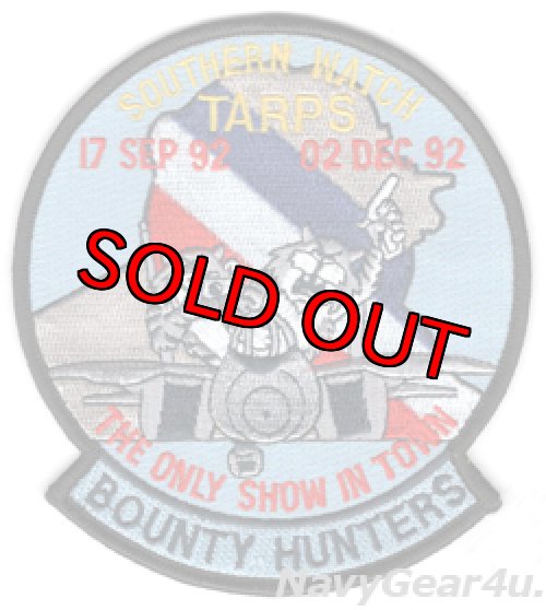画像1: VF-2 BOUNTY HUNTERS SOUTHERN WATCH TARPS 1992記念パッチ（デッドストック）