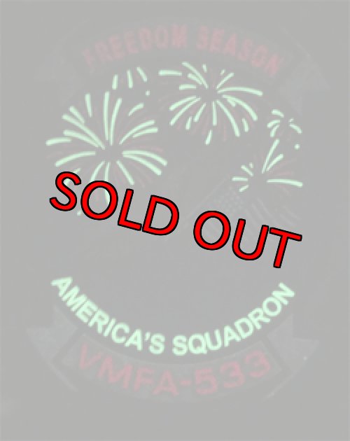 画像2: VMFA-533 HAWKS "FREEDOM SEASON" PVC部隊パッチ（建国記念Ver./ベルクロ付き）