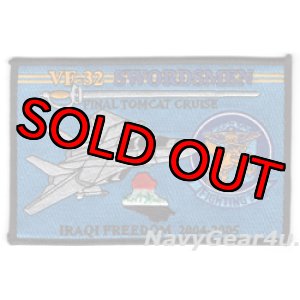 画像: VF-32 SWORDSMEN FINAL TOMCAT CRUISE記念パッチ（デッドストック）