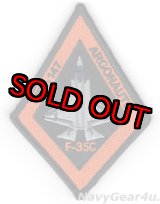 画像: VFA-147 ARGONAUTS F-35Cショルダーパッチ（ベルクロ付き）