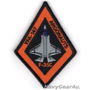 画像: VFA-147 ARGONAUTS F-35Cショルダーパッチ（ベルクロ付き）