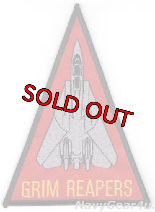 画像1: VF-101 GRIM REAPERSショルダートライアングルパッチ（デッドストック）