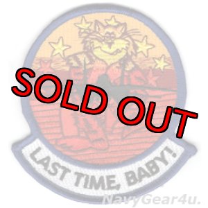 画像: F-14トムキャット退役記念LAST TIME,BABY!マスコットパッチ（デッドストック）