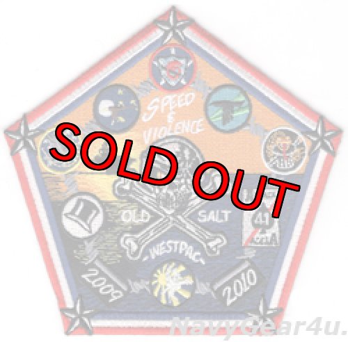 画像1: CVW-11/CVN-68 WESTPAC/OEF2009-2010クルーズ記念パッチ（デッドストック） 