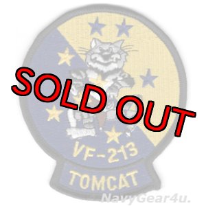 画像: VF-213 BLACK LIONSトムキャットマスコットパッチ（デッドストック）