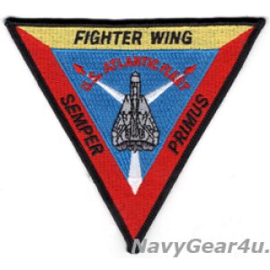 画像: FIGHTER WING ATLANTIC FLEET部隊パッチ（デッドストック）
