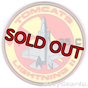 画像: VMFA-311 TOMCATS F-35C PVCショルダーバレットパッチ（ベルクロ付き）