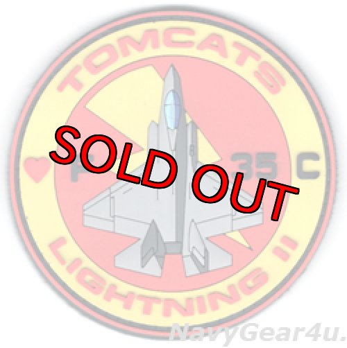 画像1: VMFA-311 TOMCATS F-35C PVCショルダーバレットパッチ（ベルクロ付き）