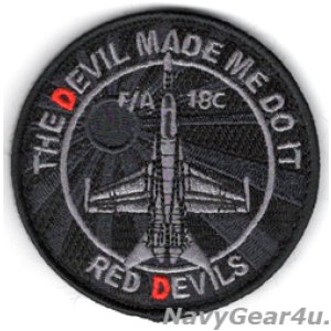 画像: VMFA-232 RED DEVILS 2025年 MAG-12岩国展開記念F/A-18Cショルダーバレットパッチ（ベルクロ付き）
