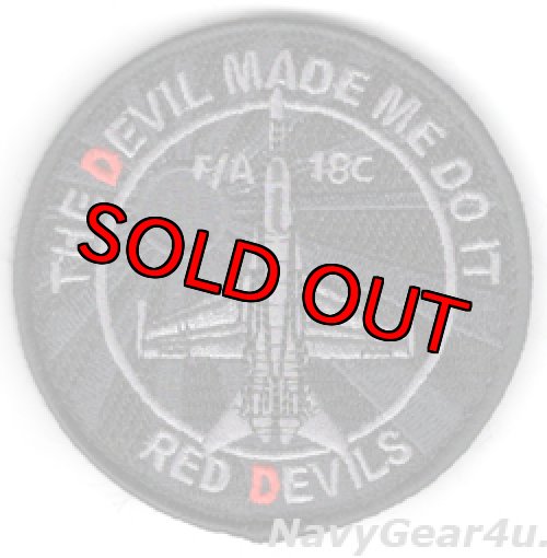 画像1: VMFA-232 RED DEVILS 2025年 MAG-12岩国展開記念F/A-18Cショルダーバレットパッチ（ベルクロ付き）