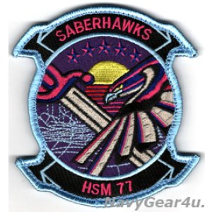 画像: HSM-77 SABERHAWKS "Miami Vice"部隊パッチ（ベルクロ有無）