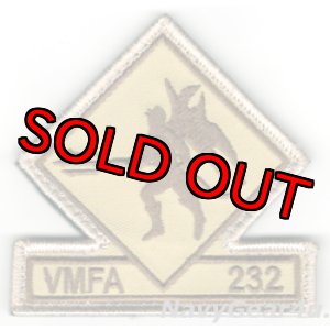 画像: VMFA-232 RED DEVILS部隊パッチ（デザート/ベルクロ付き）