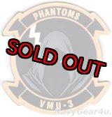画像: VMU-3 PHANTOMS PVC部隊パッチ（ベルクロ付き）