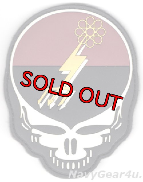 画像1: VAQ-133 WIZARDS DEATH HEAD PVC部隊パッチ（ベルクロ付き）