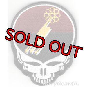 画像: VAQ-133 WIZARDS DEATH HEAD部隊パッチ(ベルクロ付き)