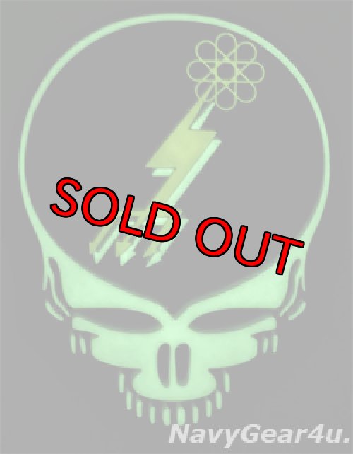 画像2: VAQ-133 WIZARDS DEATH HEAD PVC部隊パッチ（ベルクロ付き）